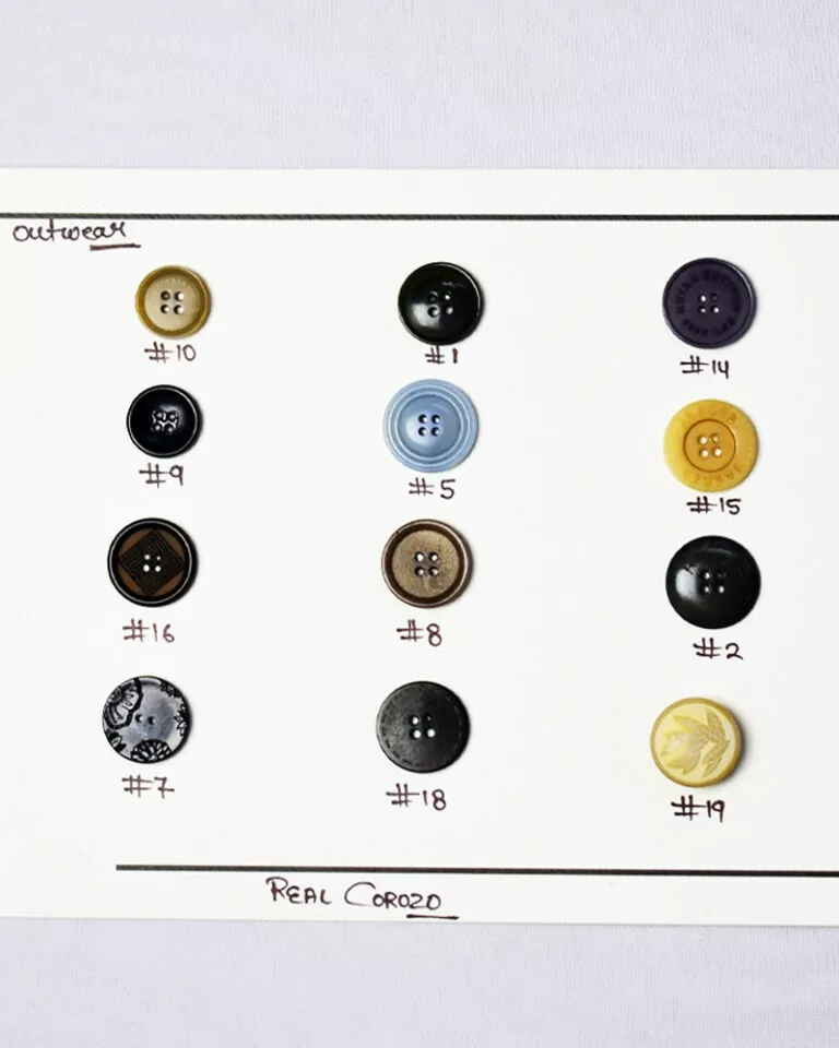 Corozo button